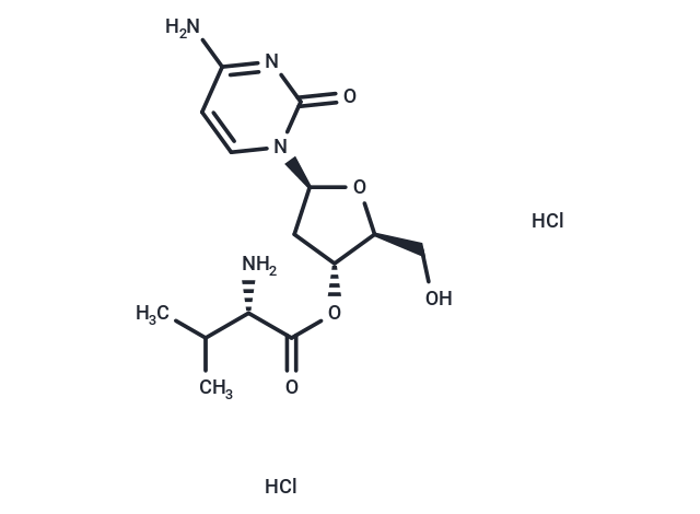 化合物 Valtorcitabine dihydrochloride,Valtorcitabine dihydrochloride