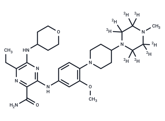 吉列替尼-d8,Gilteritinib-d8