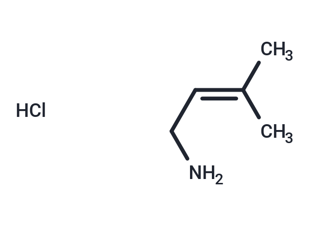 化合物 3-Methyl-2-buten-1-amine ? hydrochloride,3-Methyl-2-buten-1-amine ? hydrochloride