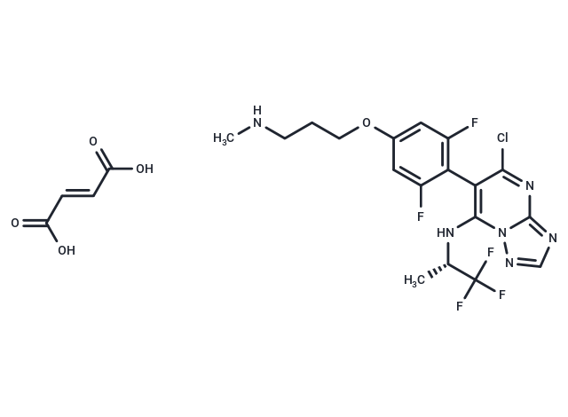 化合物 Cevipabulin fumarate,Cevipabulin fumarate