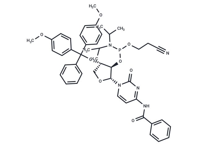 化合物 DMTr-TNA-C(Bz)-amidite; 1-{2’-O-[(2-Cyanoethoxy)(diisopropyl amino)phosphino]-3’-O-[(4,4’-dimethoxytriphenyl)methyl]-a-L-threofuranosyl}-N4-benzoylcytosine,DMTr-TNA-C(Bz)-amidite