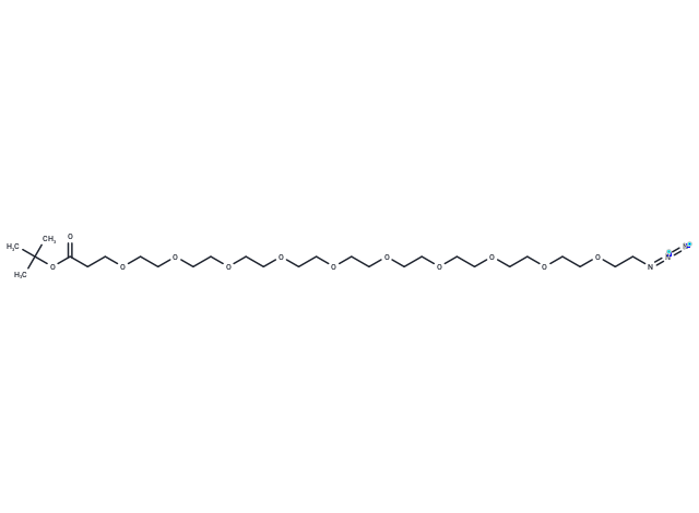 化合物 Azido-PEG10-Boc,Azido-PEG10-Boc