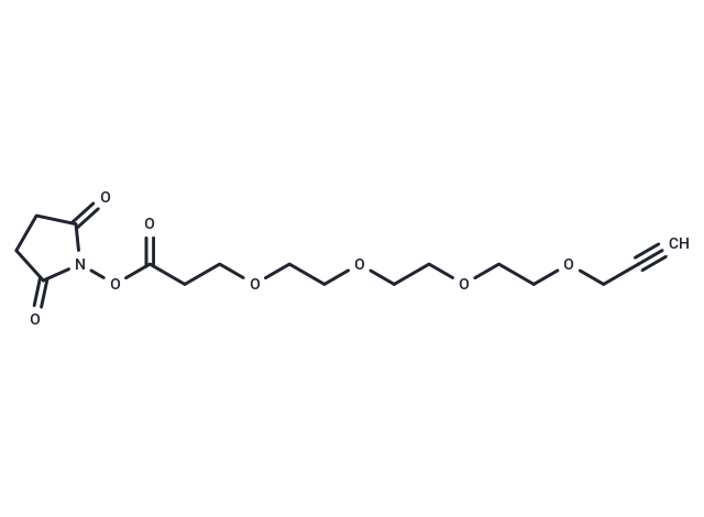 化合物 Propargyl-PEG4-NHS ester,Propargyl-PEG4-NHS ester