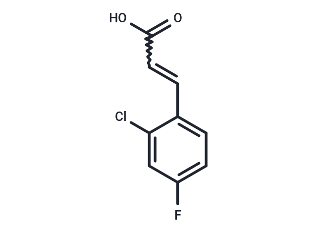 化合物 2-Chloro-4-fluorocinnamic acid,2-Chloro-4-fluorocinnamic acid