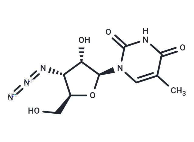 化合物 3’-Azido-3’-deoxy-5-methyl-beta-L-uridine,3’-Azido-3’-deoxy-5-methyl-beta-L-uridine