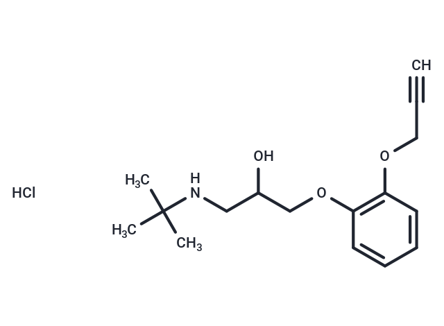 化合物 Pargolol hydrochloride,Pargolol hydrochloride