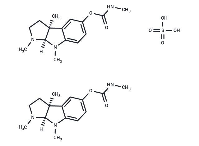 毒扁豆堿半硫酸鹽,Physostigmine hemisulfate