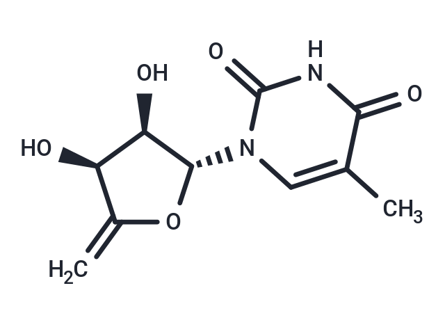 化合物 4’,5’-Didehydro-5’-deoxy-5-methyluridine,4’,5’-Didehydro-5’-deoxy-5-methyluridine