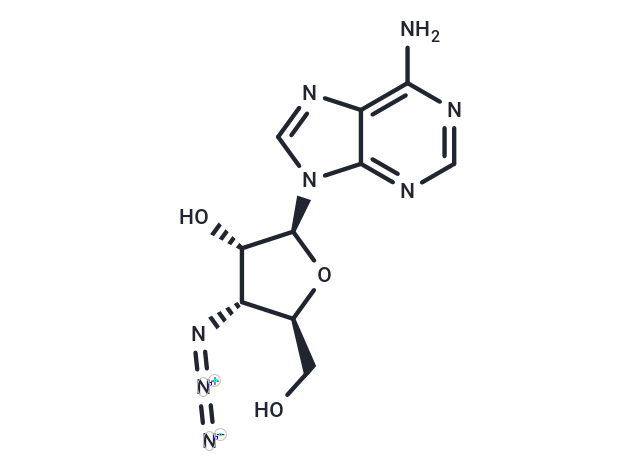 化合物 3’-Azido-3’-deoxy-beta-L-adenosine,3’-Azido-3’-deoxy-beta-L-adenosine