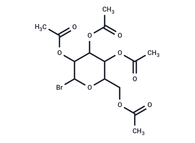 化合物T17326,2,3,4,6-Tetra-o-acetyl-alpha-galactosylpyranosyl bromide