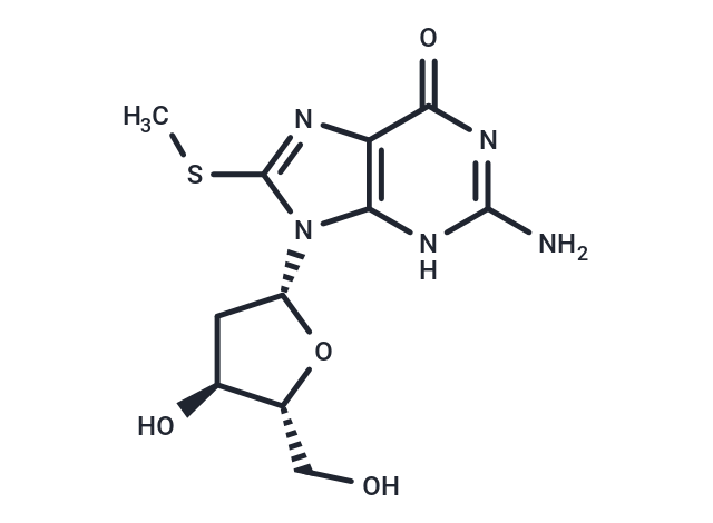 化合物 2’-Deoxy-8-methylthio-guanosine,2’-Deoxy-8-methylthio-guanosine