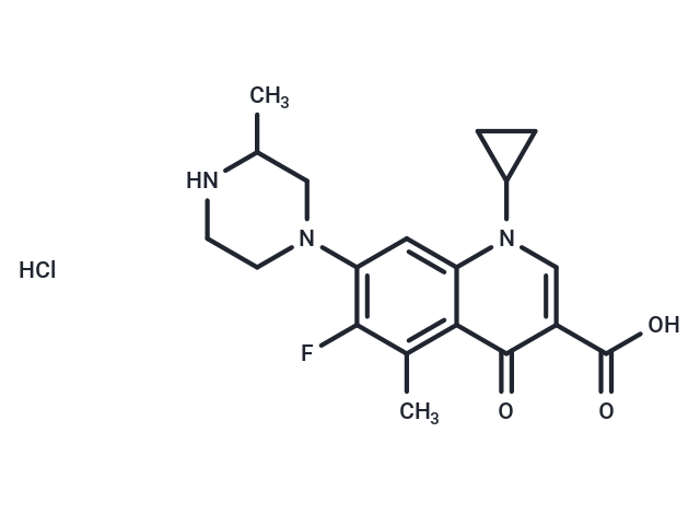 化合物 Grepafloxacin Hydrochloride,Grepafloxacin Hydrochloride