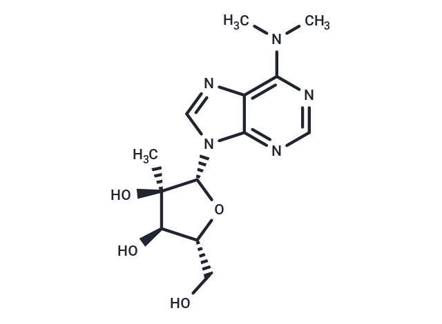 化合物 N6,N6-Dimethyl-2’-C-methyladenosine,N6,N6-Dimethyl-2’-C-methyladenosine