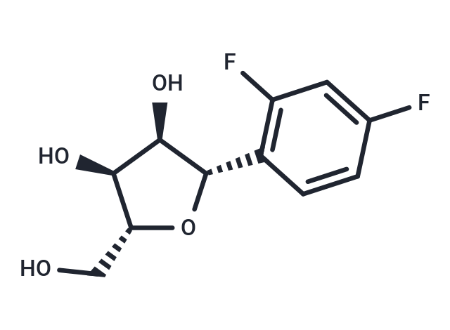 化合物 (1S)-1,4-Anhydro-1-C-(2,4-difluorophenyl)-D-ribitol,(1S)-1,4-Anhydro-1-C-(2,4-difluorophenyl)-D-ribitol