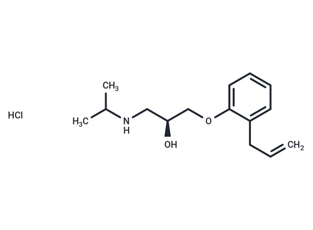 化合物 Alprenolol hydrochloride, (S)-,Alprenolol hydrochloride, (S)-