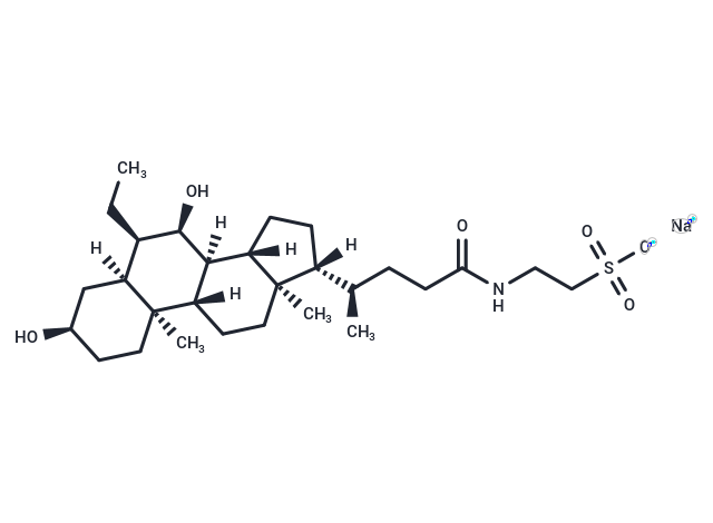 化合物 Tauro-Obeticholic Acid sodium,Tauro-Obeticholic Acid sodium