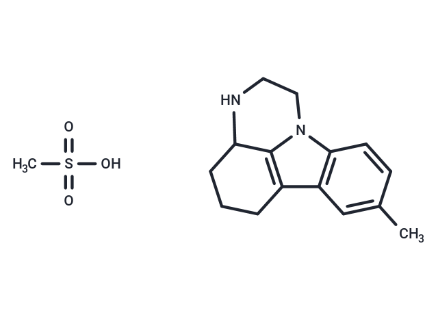 化合物 Pirlindole mesylate,Pirlindole mesylate