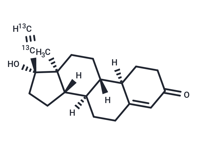 [乙炔基-13C2]-炔諾酮,Norethindrone (Ethynyl-13C2)