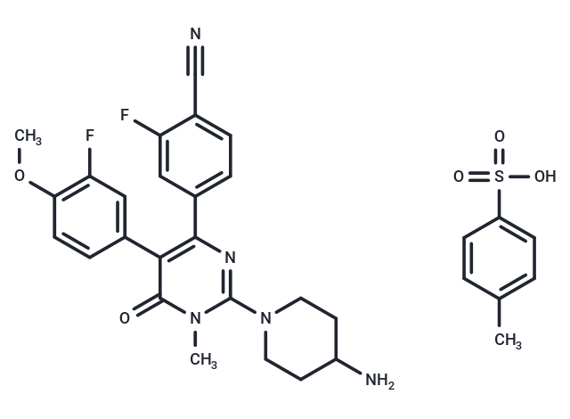 化合物 Pulrodemstat Methylbenzenesulfonate,Pulrodemstat Methylbenzenesulfonate