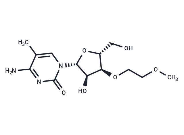 化合物 3’-O-(2-Methoxyethyl)-5-methylcytidine,3’-O-(2-Methoxyethyl)-5-methylcytidine