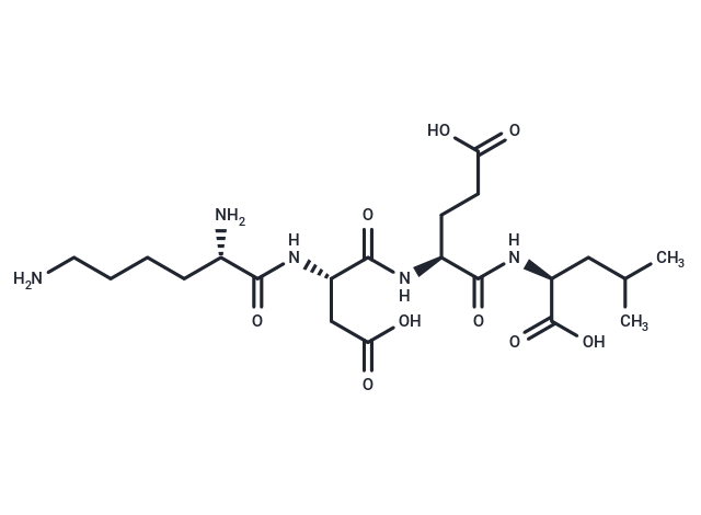 化合物 Lysyl-aspartyl-glutamyl-leucine,Lysyl-aspartyl-glutamyl-leucine