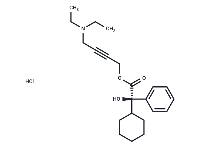 化合物 Oxybutynin R-isomer HCl,Oxybutynin R-isomer HCl