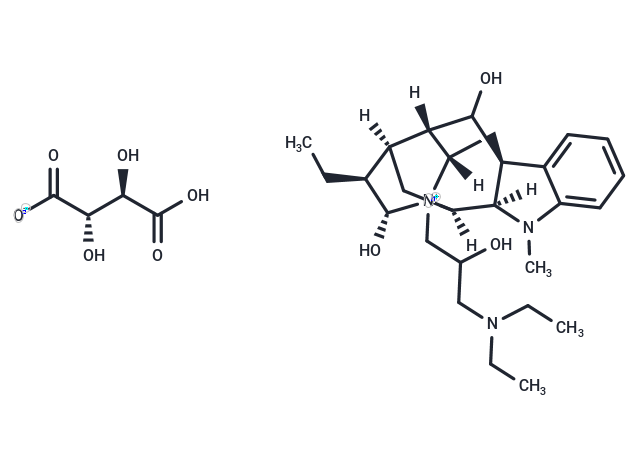 化合物 Detajmium bitartrate,Detajmium bitartrate
