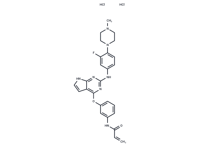 化合物 Abivertinib HCl,Abivertinib HCl