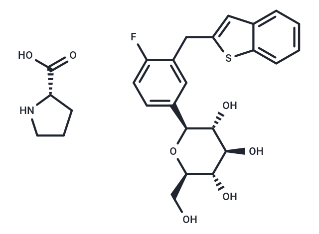 化合物 Ipragliflozin (L-Proline),Ipragliflozin (L-Proline)