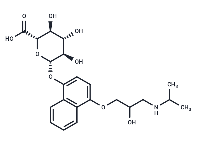 (±)-4-hydroxy Propranolol β-D-Glucuronide,(±)-4-hydroxy Propranolol β-D-Glucuronide