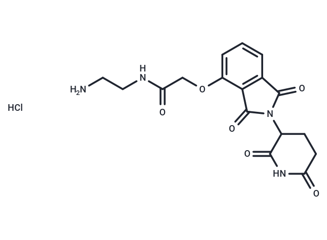 Thalidomide 4'-oxyacetamide-alkyl-C2-amine hydrochloride,Thalidomide 4'-oxyacetamide-alkyl-C2-amine hydrochloride