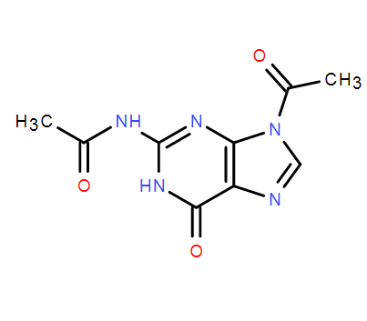 二乙酰鳥嘌呤;N(2),9-二乙酰鳥嘌呤,N(2),9-Diacetylguanine