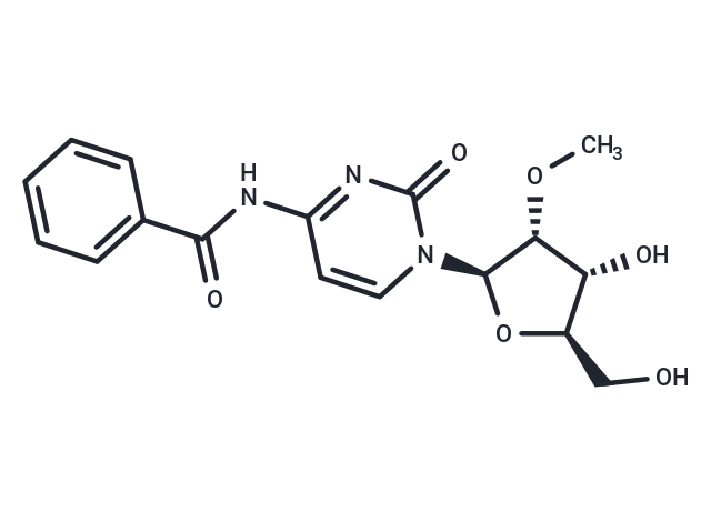 化合物 N4-benzoyl-2’-O-methylcytidine,N4-benzoyl-2’-O-methylcytidine