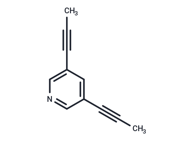 化合物 3,5-Di(prop-1-ynyl)pyridine,3,5-Di(prop-1-ynyl)pyridine