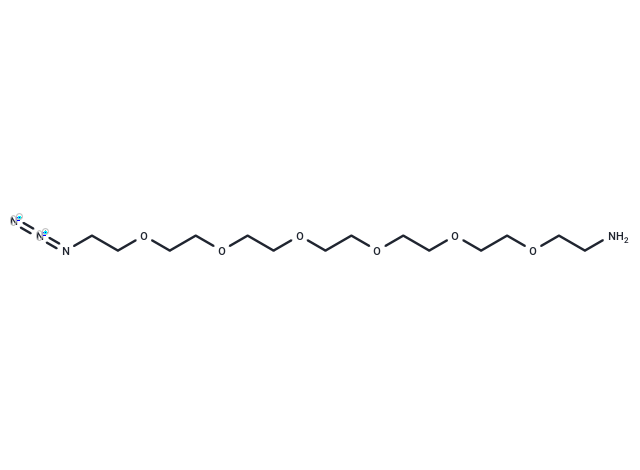 化合物 Azido-PEG6-amine,Azido-PEG6-amine