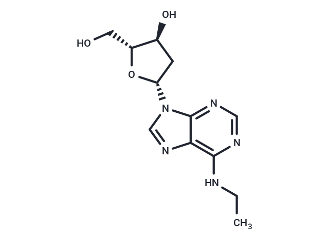 化合物 N6-Ethyl-2’-deoxyadenosine,N6-Ethyl-2’-deoxyadenosine