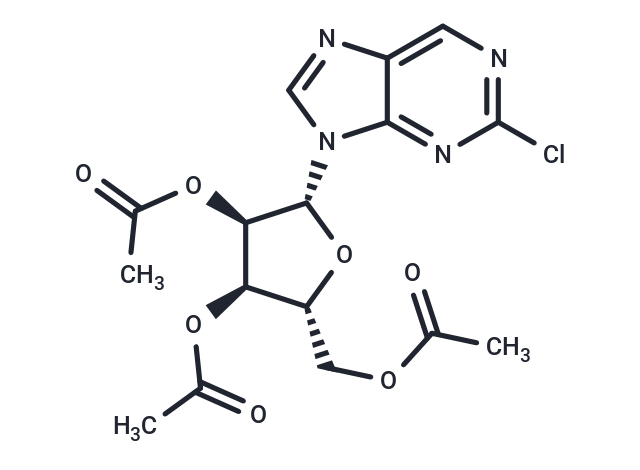 化合物 2-Chloro-9-[(2,3,5-tri-O-acetyl-β-D-ribofuranosyl)]-9H-purine,2-Chloro-9-[(2,3,5-tri-O-acetyl-β-D-ribofuranosyl)]-9H-purine