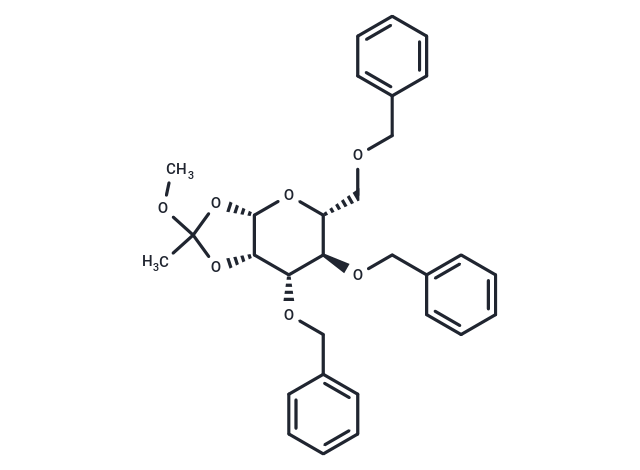 3,4,6-Tri-O-benzyl-β-D-Mannopyranose 1,2-(methyl orthoacetate),3,4,6-Tri-O-benzyl-β-D-Mannopyranose 1,2-(methyl orthoacetate)