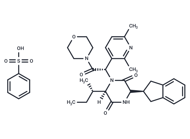 化合物 Epelsiban besylate,Epelsiban besylate