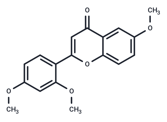 化合物 6,2',4'-Trimethoxyflavone,6,2',4'-Trimethoxyflavone