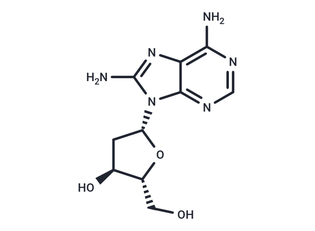 化合物 8-Amino-2’-deoxyadenosine,8-Amino-2’-deoxyadenosine