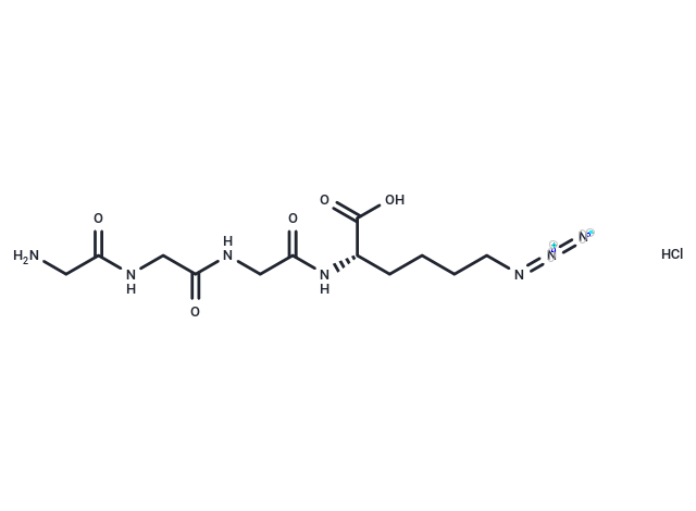 化合物 H-(Gly)3-Lys(N3)-OH hydrochloride,H-(Gly)3-Lys(N3)-OH hydrochloride