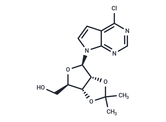 化合物 4-Chloro-7-(2,3-O-isopropylidene-β-D-ribofuranosyl)-7H-pyrrolo[2,3-d]pyrimidine,4-Chloro-7-(2,3-O-isopropylidene-β-D-ribofuranosyl)-7H-pyrrolo[2,3-d]pyrimidine