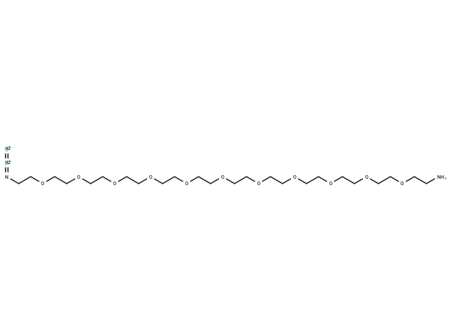 化合物 Azido-PEG11-amine,Azido-PEG11-amine