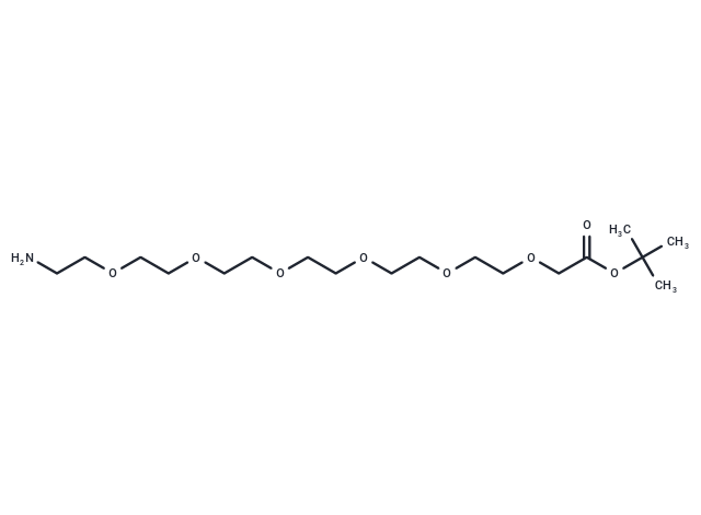 氨基-六聚乙二醇-乙酸叔丁酯,NH2-PEG6-C1-Boc