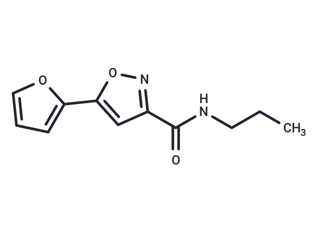 化合物 5-(2-furyl)-N-propylisoxazole-3-carboxamide,5-(2-furyl)-N-propylisoxazole-3-carboxamide