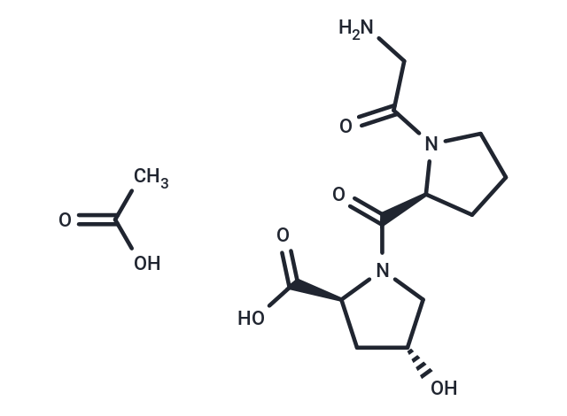 化合物 H-Gly-Pro-Hyp-OH acetate,H-Gly-Pro-Hyp-OH acetate