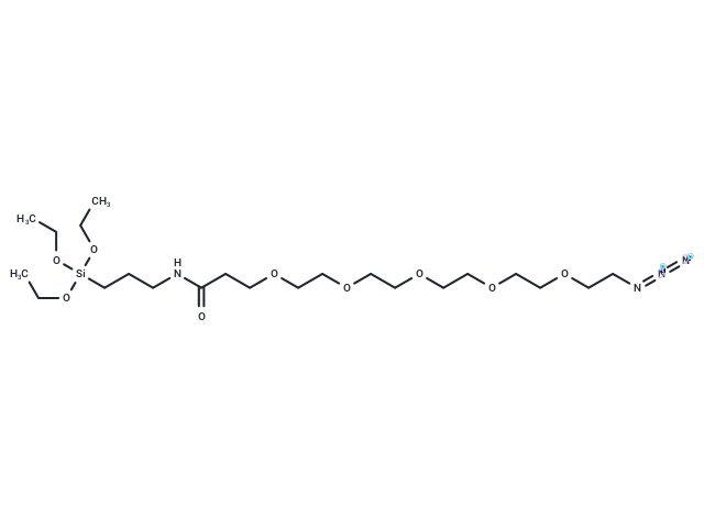 化合物 Azido-PEG5-triethoxysilane,Azido-PEG5-triethoxysilane