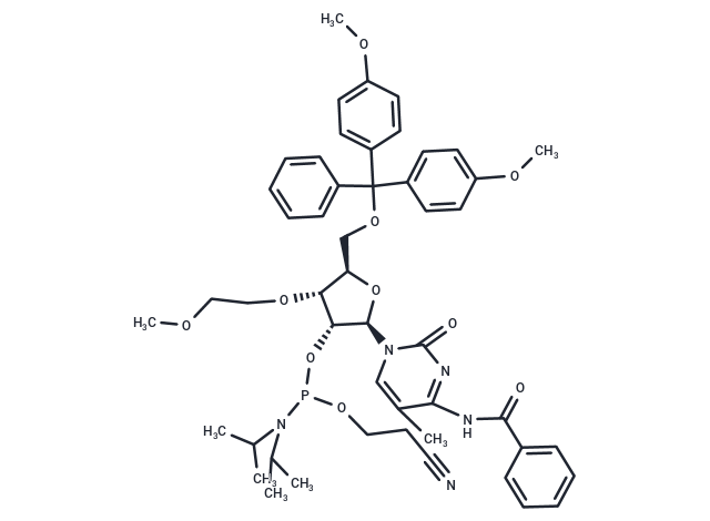 化合物 3’-O-MOE-5Me-C(Bz)-2’-phosphoramidite,3’-O-MOE-5Me-C(Bz)-2’-phosphoramidite