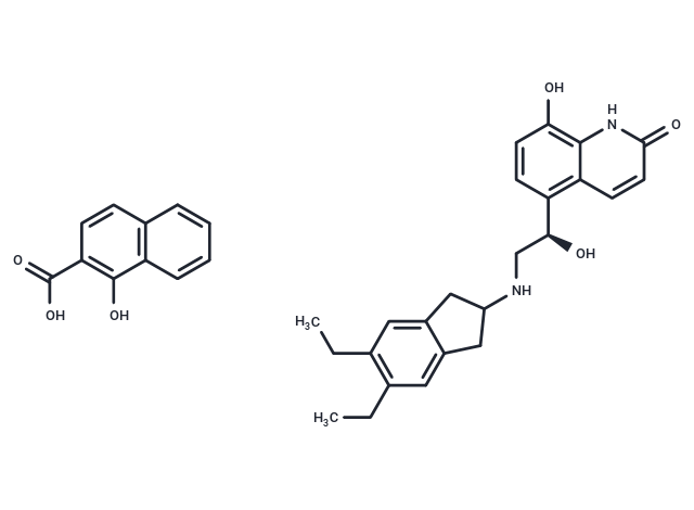 化合物 Indacaterol xinafoate,Indacaterol xinafoate